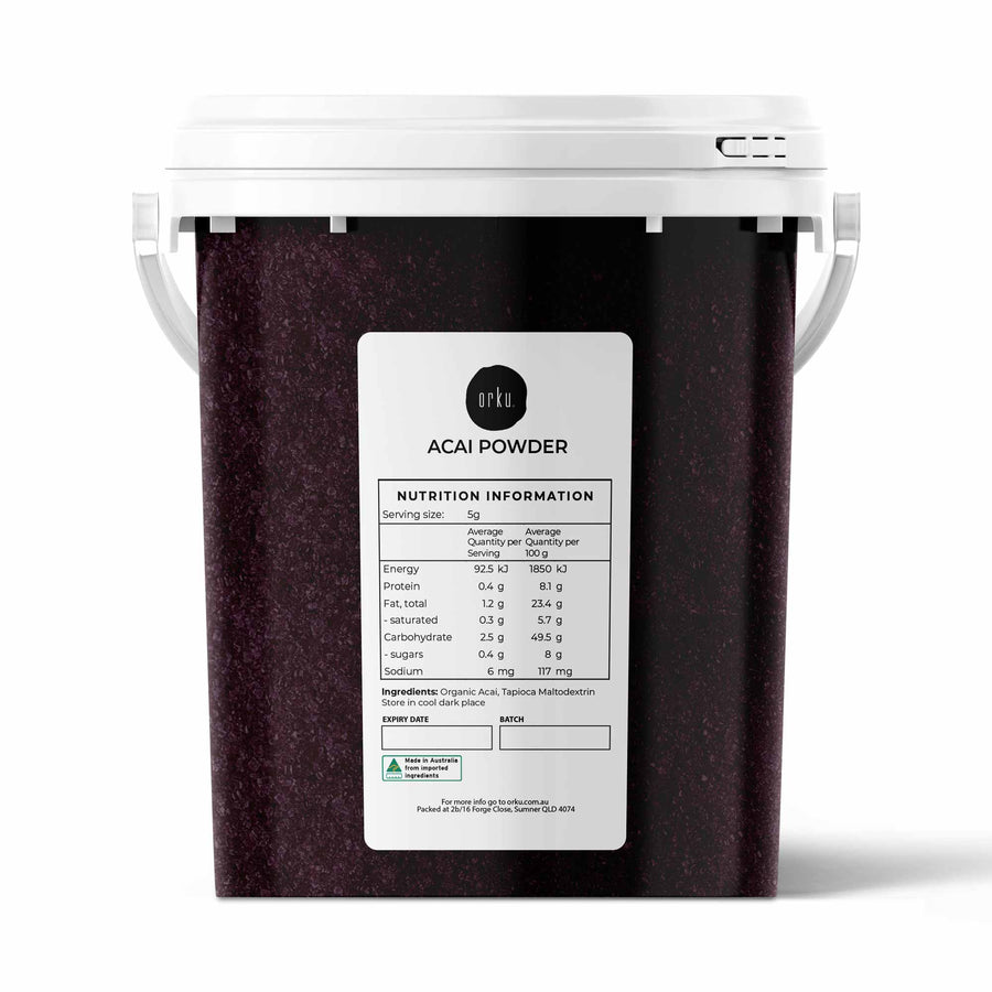 700g Acai Powder Bucket 100% Organic - Superfood Amazon Berries - SuperSaverAU - view 1