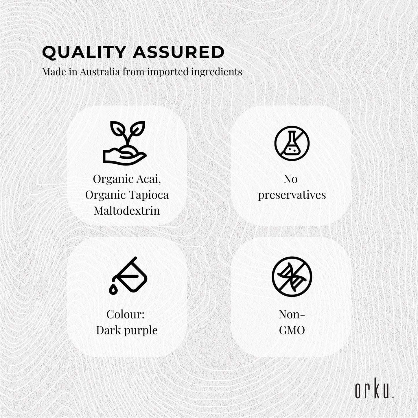 700g Acai Powder Bucket 100% Organic - Superfood Amazon Berries