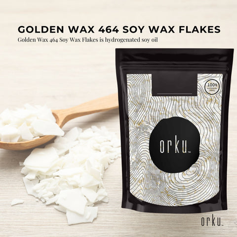 Golden Wax 464 Soy Wax Flakes 400g - 100% Pure Natural for DIY Candle Melts - SuperSaverAU - view 2