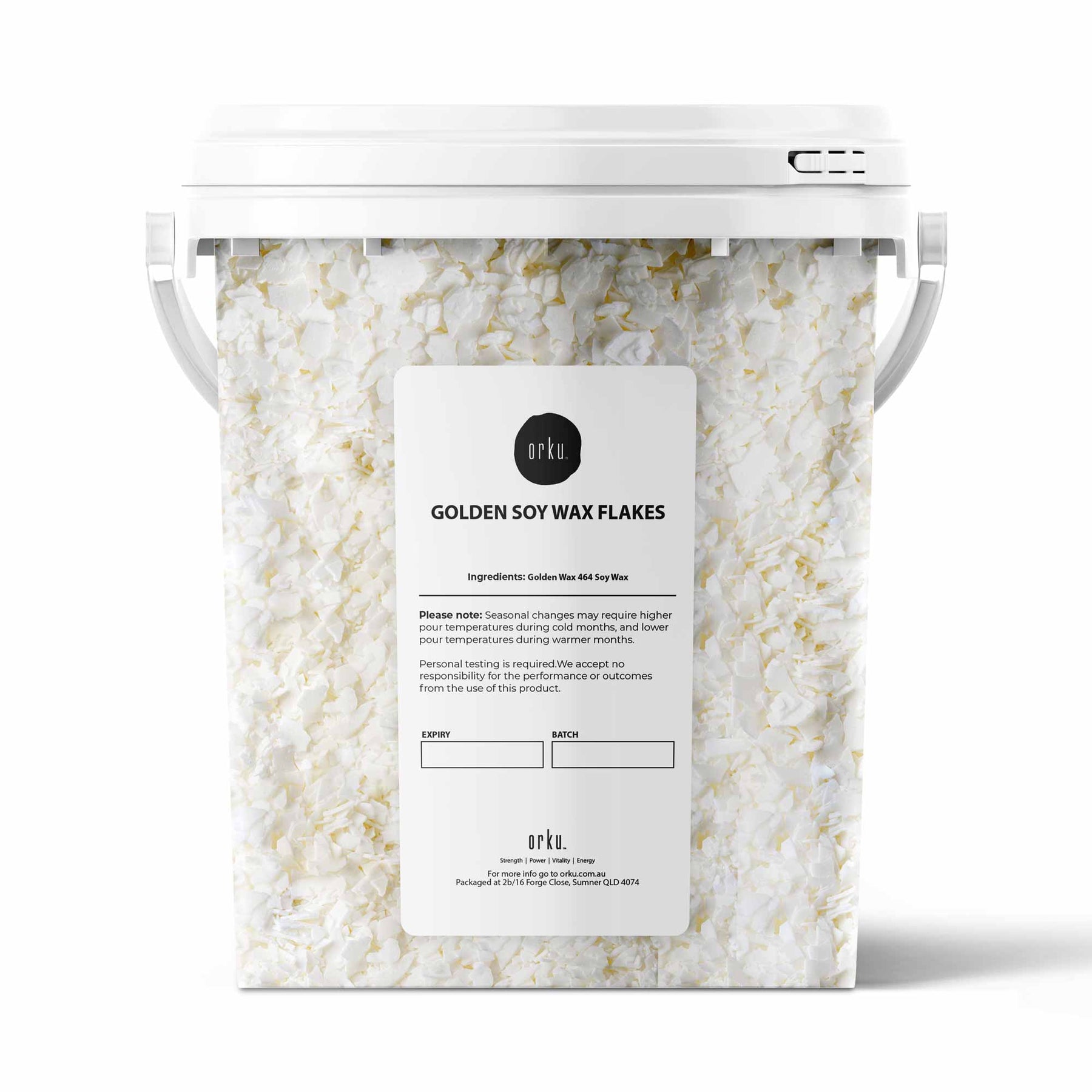 Golden Wax 464 Soy Wax Flakes 400g - 100% Pure Natural for DIY Candle Melts - SuperSaverAU - view 1