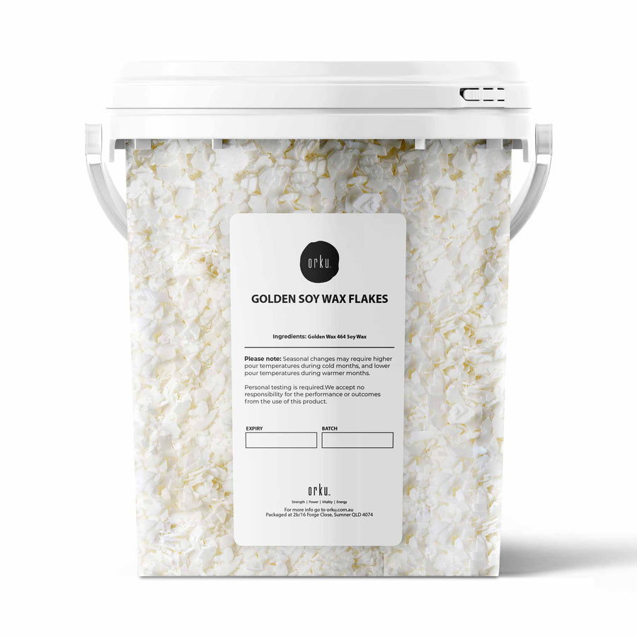 Golden Wax 464 Soy Wax Flakes 400g - 100% Pure Natural for DIY Candle Melts - SuperSaverAU - view 1