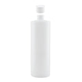 250ml Natural HDPE Round Bottle with 28/410 Cap - Food Grade Plastic Storage - SuperSaverAU - view 1