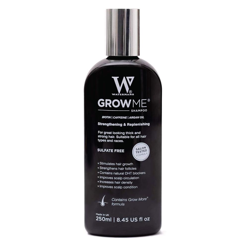 Watermans Grow Me Hair Growth Shampoo 250ml with Biotin Caffeine Argan Oil - SuperSaverAU - view 1