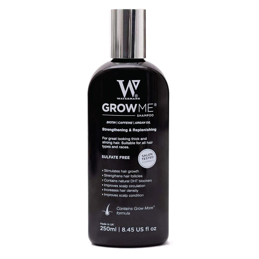 Watermans Grow Me Hair Growth Shampoo 250ml with Biotin Caffeine Argan Oil - SuperSaverAU - view 1
