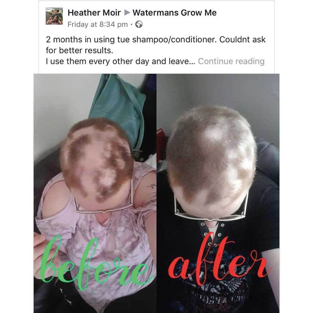 Watermans Grow Me Hair Growth Shampoo 250ml with Biotin Caffeine Argan Oil - SuperSaverAU - view 4