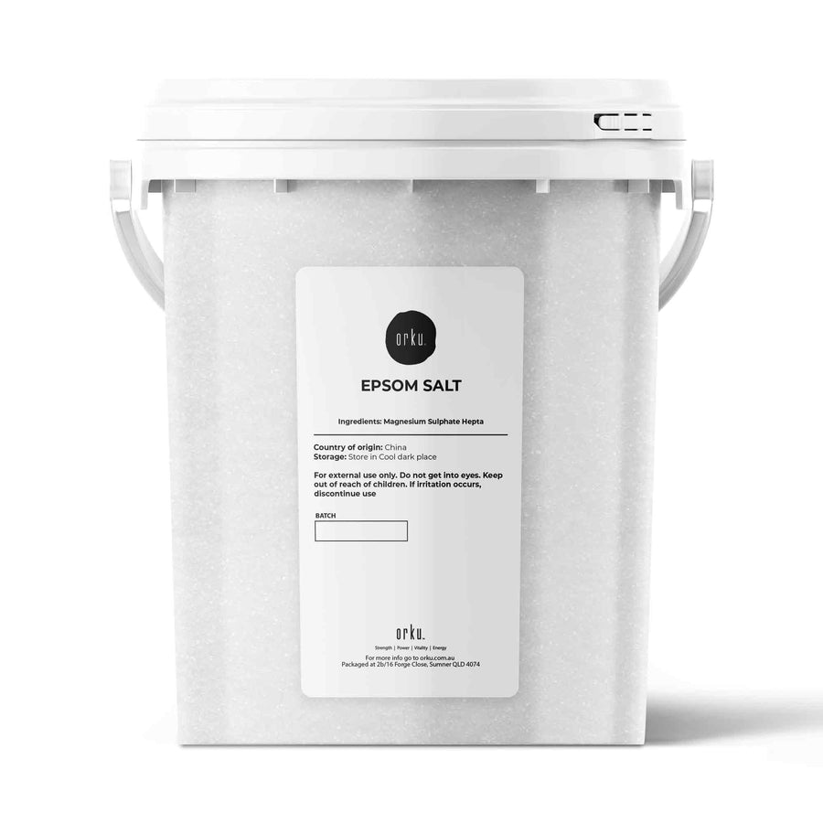 Orku 1.3kg Epsom Salt Magnesium Sulphate Tub For Bath Skin Body Care - SuperSaverAU - view 1