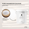 Orku 1.3kg Epsom Salt Magnesium Sulphate Tub For Bath Skin Body Care - SuperSaverAU - view 4