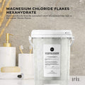 Magnesium Chloride Flakes 800g Hexahydrate Organic USP Food Grade Salt Tub - SuperSaverAU - view 2