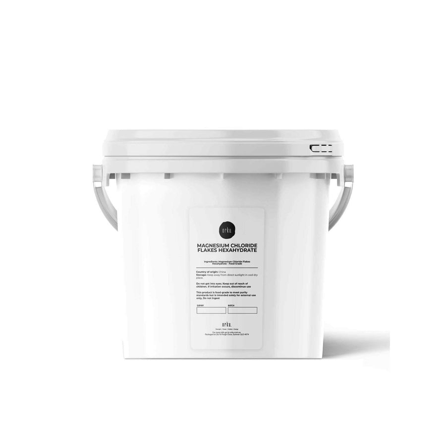 Magnesium Chloride Flakes 3.8kg Hexahydrate Organic USP Food Grade Salt Tub - SuperSaverAU - view 1