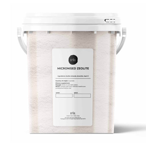 Volcamin 800g Micronised Zeolite Powder Tub - Pure Clinoptilolite Mineral - SuperSaverAU - view 1