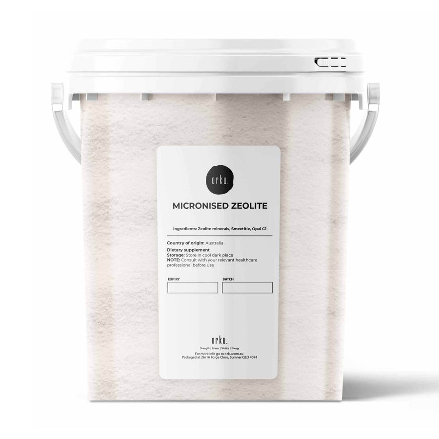 Volcamin 800g Micronised Zeolite Powder Tub - Pure Clinoptilolite Mineral - SuperSaverAU - view 1