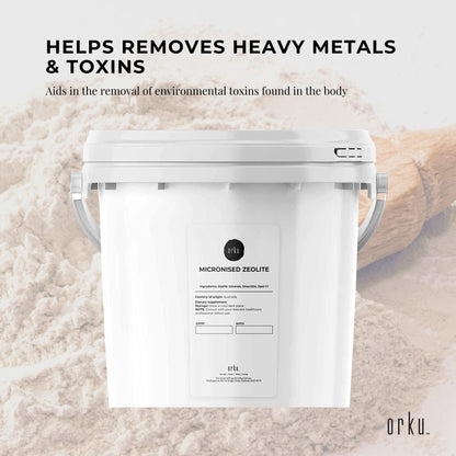 1.3kg Pure Micronised Zeolite Powder Tub Mineral - Micronized Volcamin