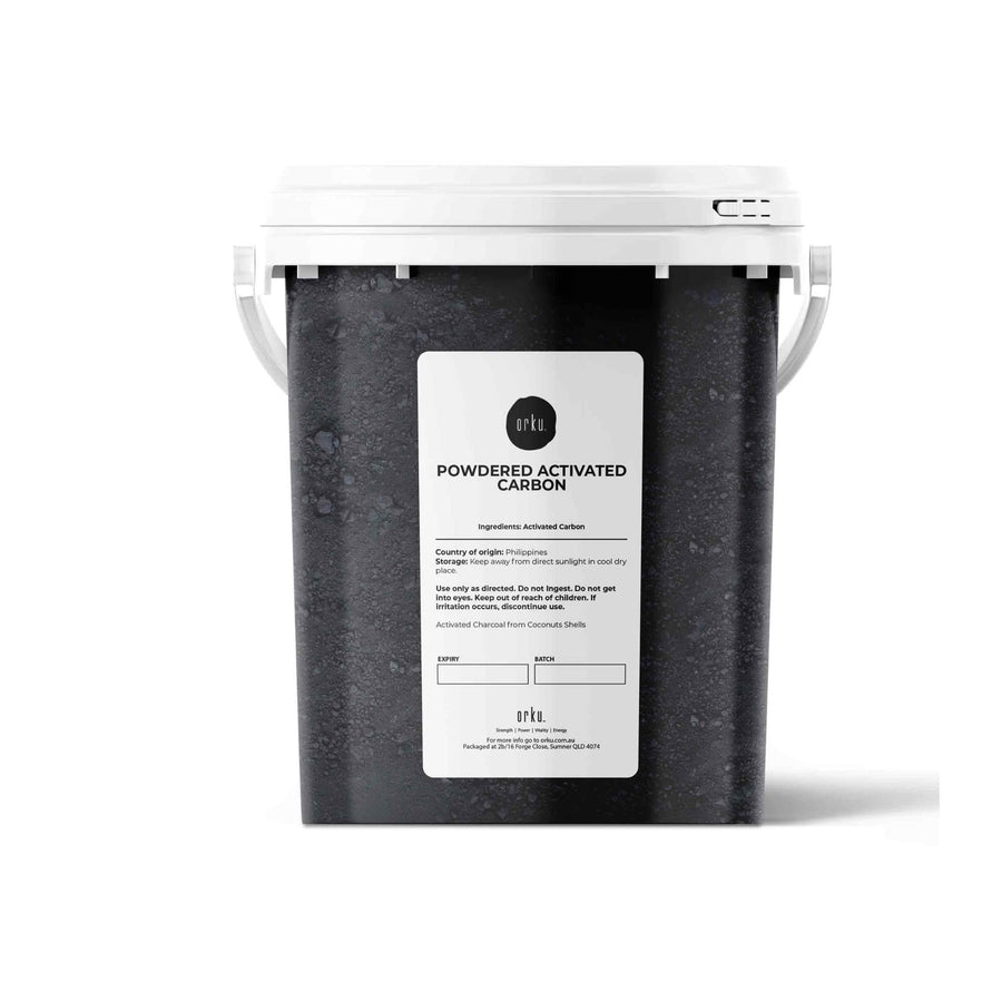Orku 400g Activated Carbon Powder Coconut Charcoal Steam Activated Water Filtration - SuperSaverAU - view 1