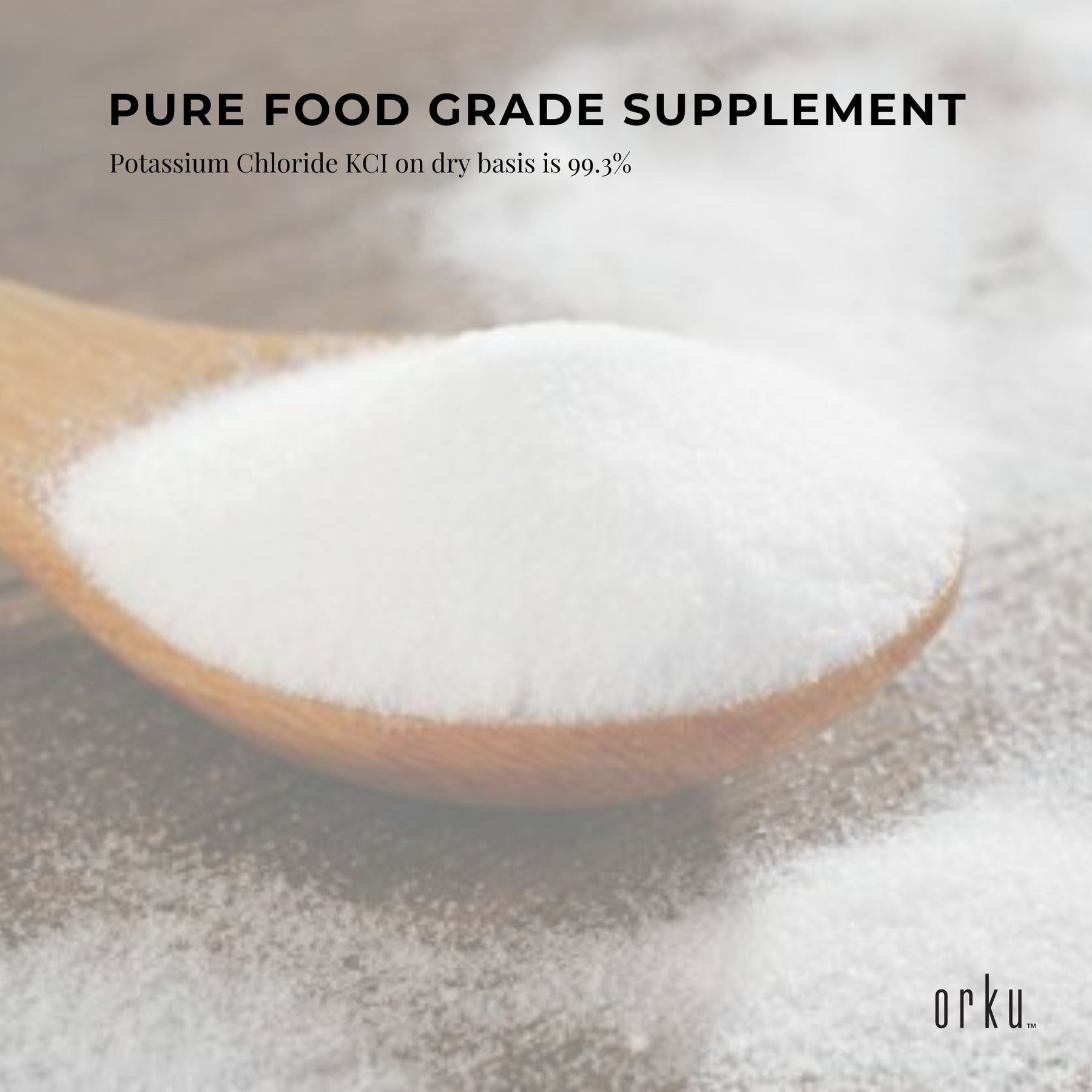 400g Potassium Chloride Powder - Pure E508 Food Grade Salt Substitute Replacer - SuperSaverAU - view 7