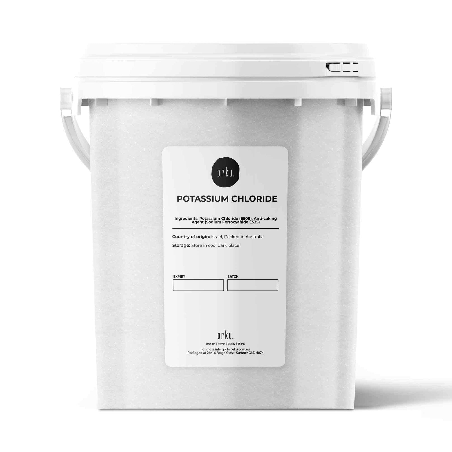 1.3Kg Potassium Chloride Powder Tub - Pure KCL E508 Food Grade Replacer - SuperSaverAU - view 1
