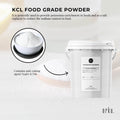 1.3Kg Potassium Chloride Powder Tub - Pure KCL E508 Food Grade Replacer - SuperSaverAU - view 4