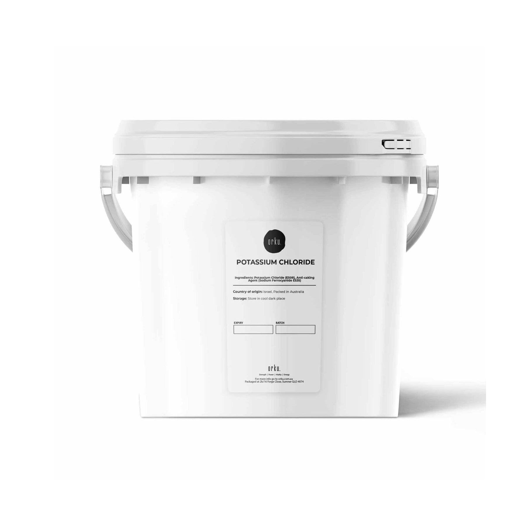 5Kg Potassium Chloride Powder Tub - Pure KCL E508 Food Grade Replacer - SuperSaverAU - view 1