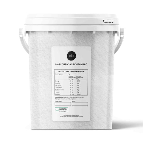 Orku 1.3Kg Vitamin C Powder in Tub Pure L-Ascorbic Acid - USP Grade Non-GMO - SuperSaverAU - view 1