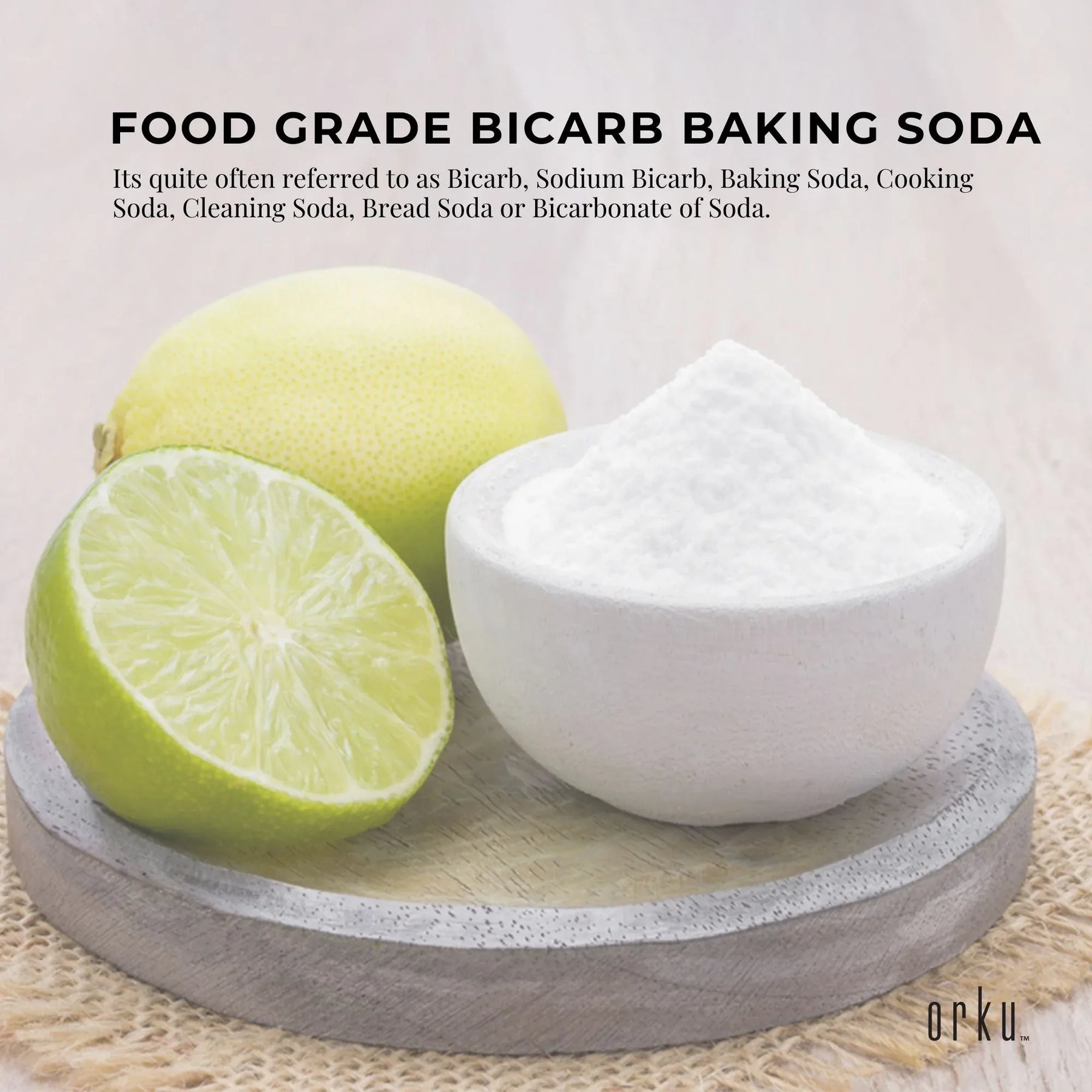 Australian Certified Food Grade Sodium Bicarbonate 20Kg - No Aluminium Bicarb