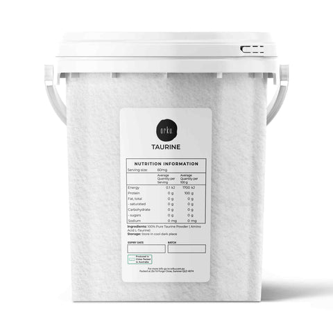 Orku Pharmaceutical Grade 1.3kg Taurine Powder Pure Amino Acid Vitamin Supplement - SuperSaverAU - view 1