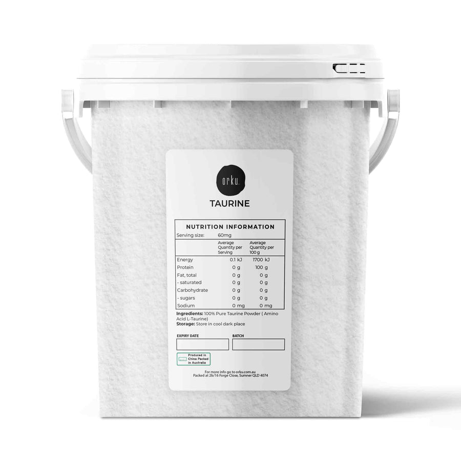 Orku Pharmaceutical Grade 1.3kg Taurine Powder Pure Amino Acid Vitamin Supplement - SuperSaverAU - view 1