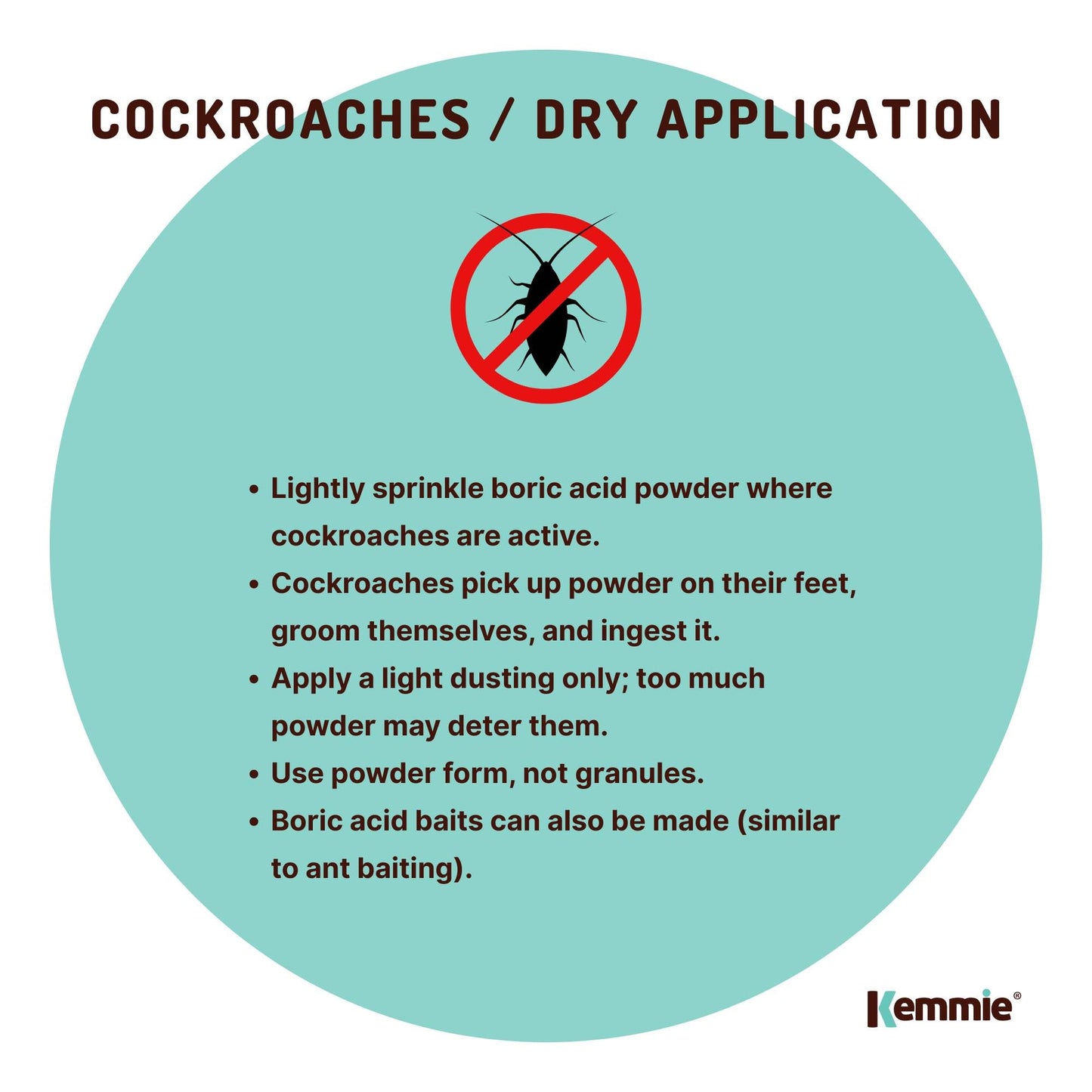 Boric Acid Powder 4.9Kg - 99.9% Pure, Fully Soluble, Pest Control for Ants & Roaches