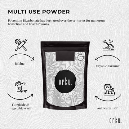 100g Organic Potassium Bicarbonate Powder - Food Grade for Brewing & Baking
