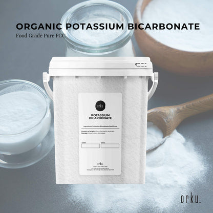 Organic Potassium Bicarbonate Powder 1.3Kg - Food Grade for Baking & Brewing