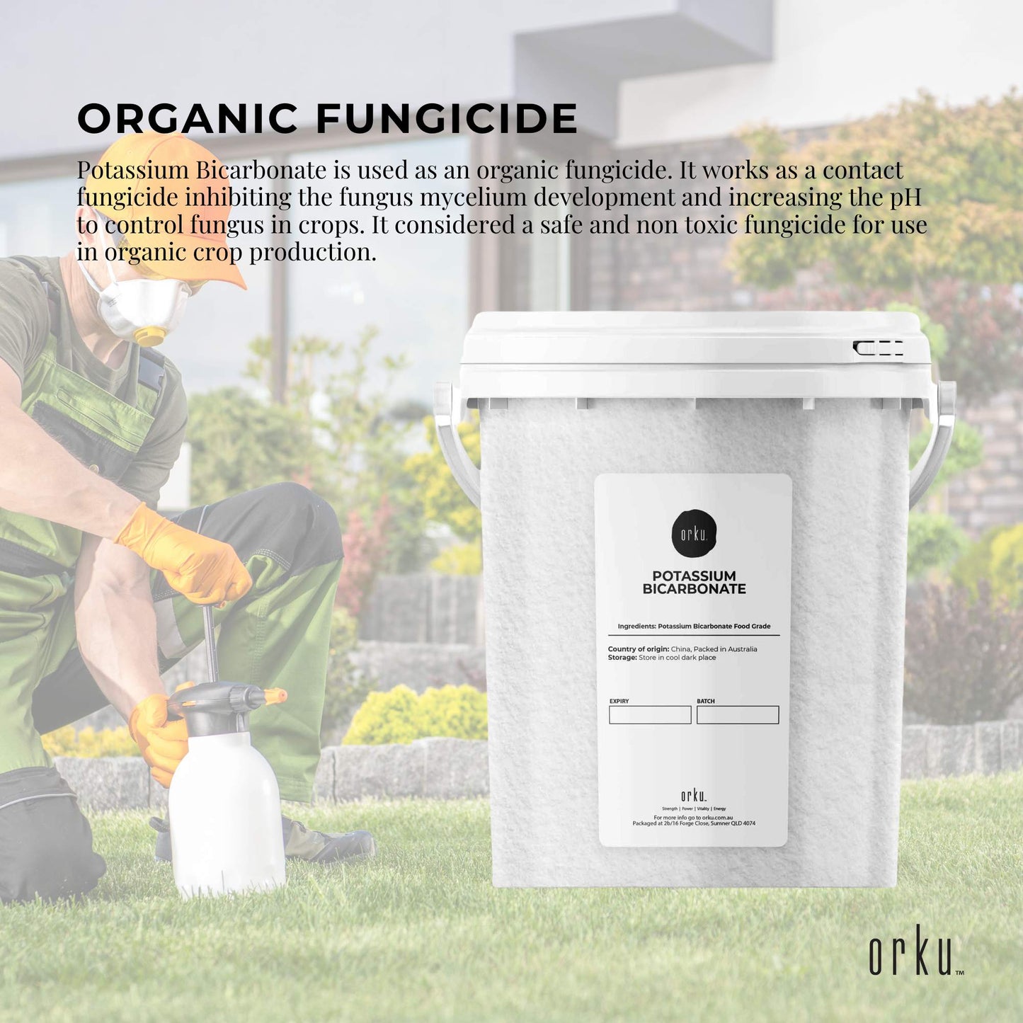 Organic Potassium Bicarbonate Powder 1.3Kg - Food Grade for Baking & Brewing