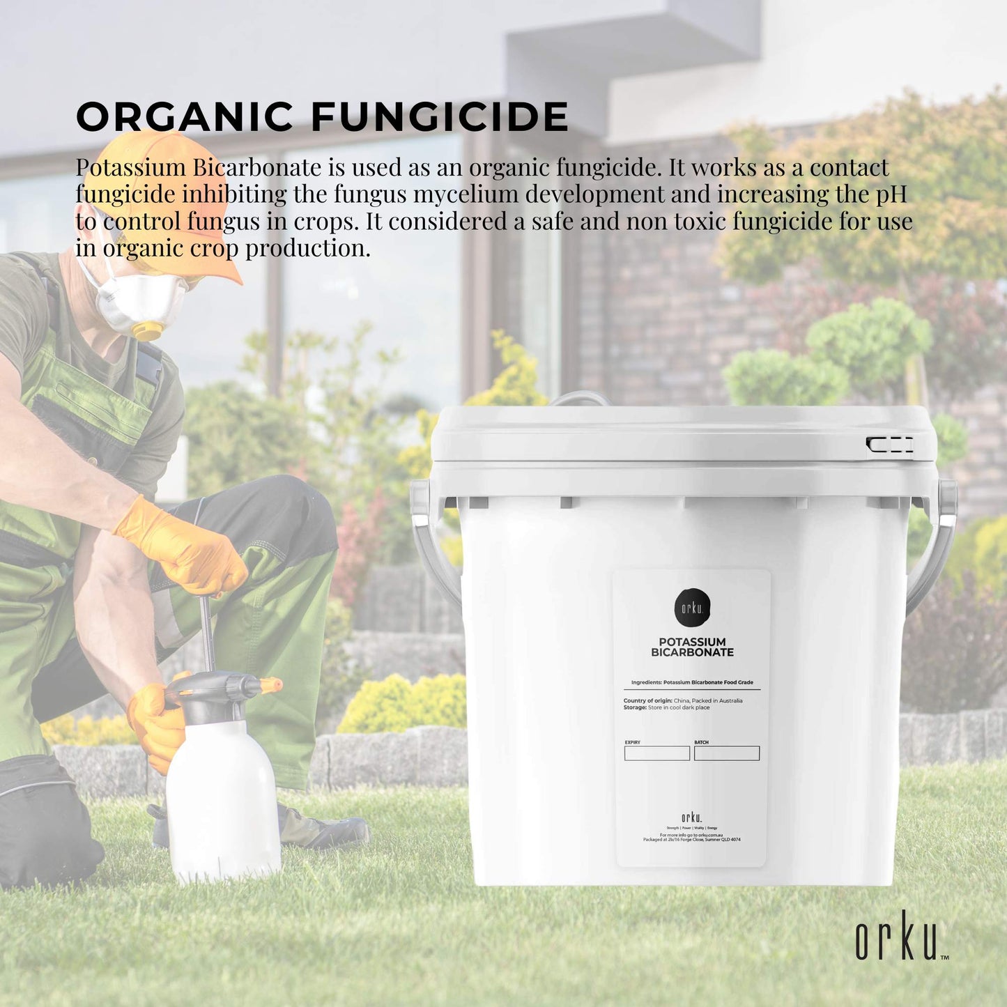 Organic Potassium Bicarbonate Powder 5Kg - Food Grade FCC for Brewing