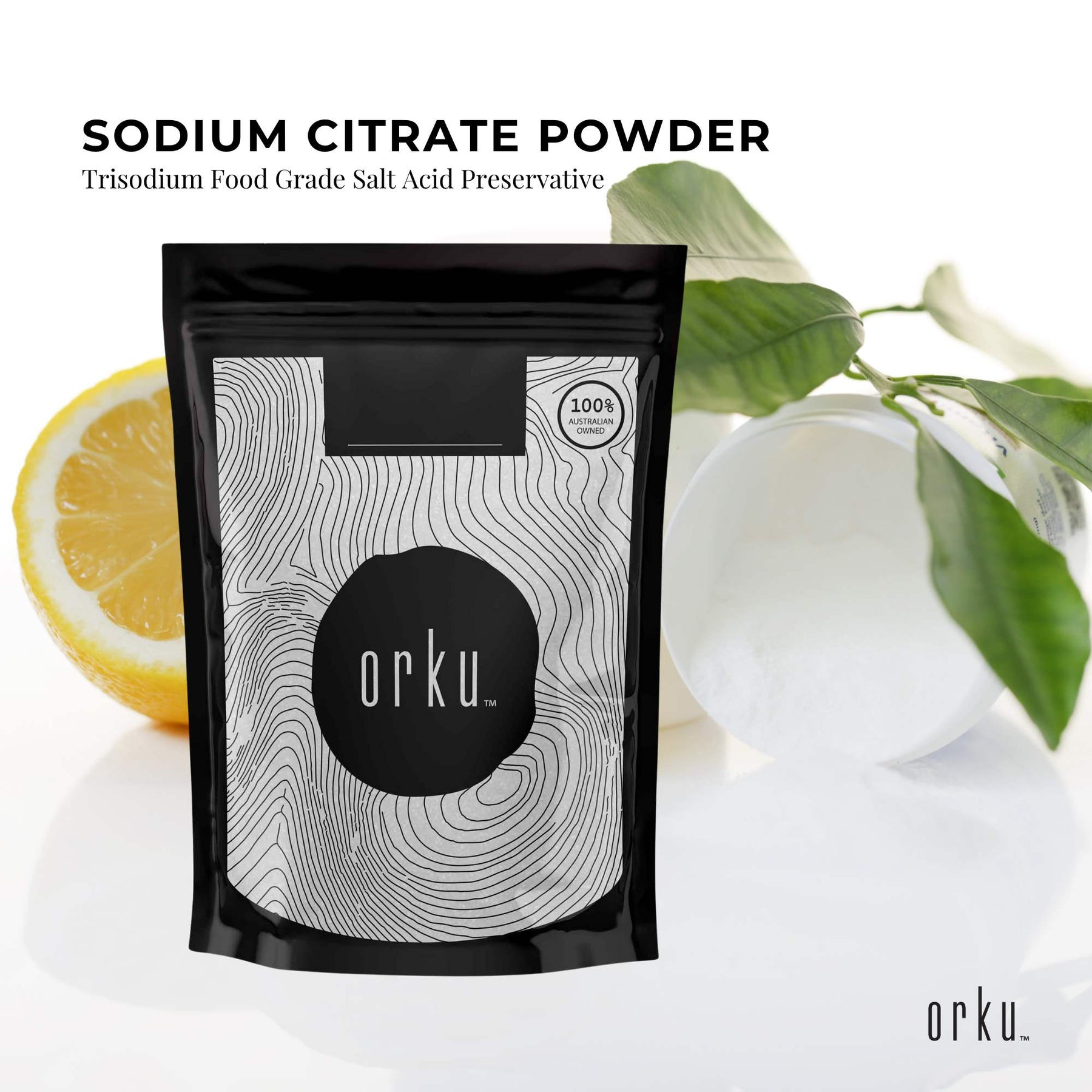 400g Sodium Citrate Powder - Trisodium Food Grade Salt Acid Preservative - SuperSaverAU - view 2