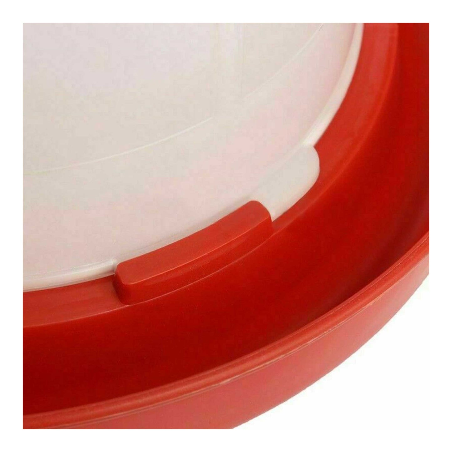 Rooster Farms 3Kg Automatic Chicken Feeder - Plastic Poultry Seed Bucket