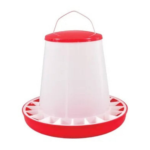 Rooster Farms 3Kg Automatic Chicken Feeder - Plastic Poultry Seed Bucket - SuperSaverAU - view 1