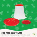 Rooster Farms 3Kg Automatic Chicken Feeder - Plastic Poultry Seed Bucket - SuperSaverAU - view 3
