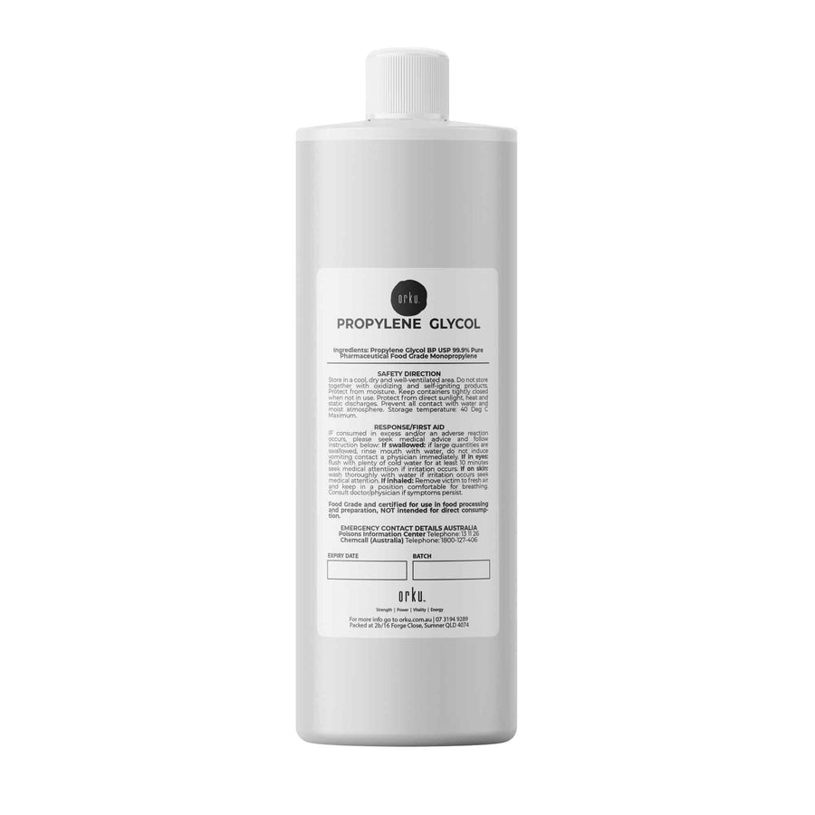 250ml Propylene Glycol BP USP 99.9% Pharmaceutical Food Grade Monopropylene - SuperSaverAU - view 1