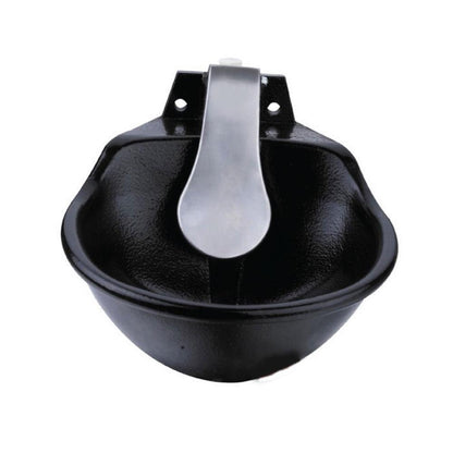 21.5cm Cast Iron Automatic Cattle Drinking Bowl with Stainless Steel Tongue