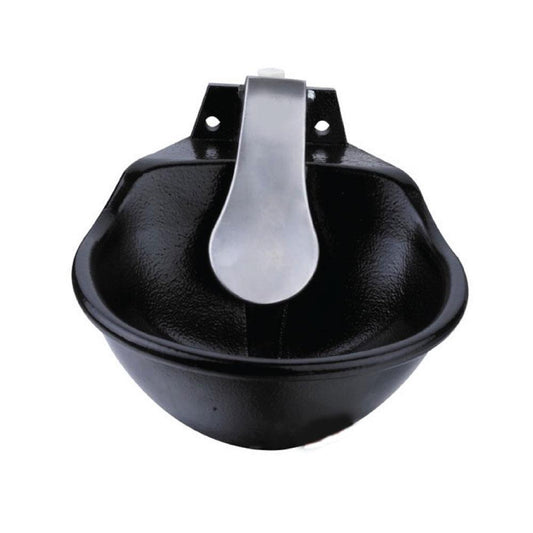 21.5cm Cast Iron Automatic Cattle Drinking Bowl with Stainless Steel Tongue