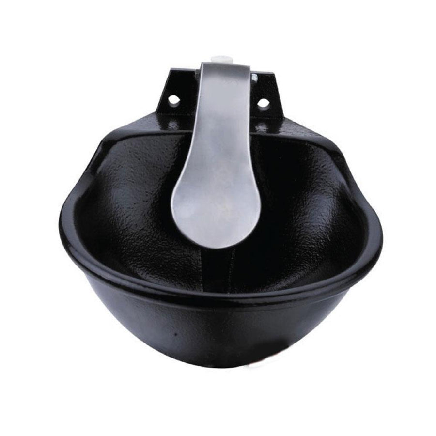 21.5cm Cast Iron Automatic Cattle Drinking Bowl with Stainless Steel Tongue - SuperSaverAU - view 1