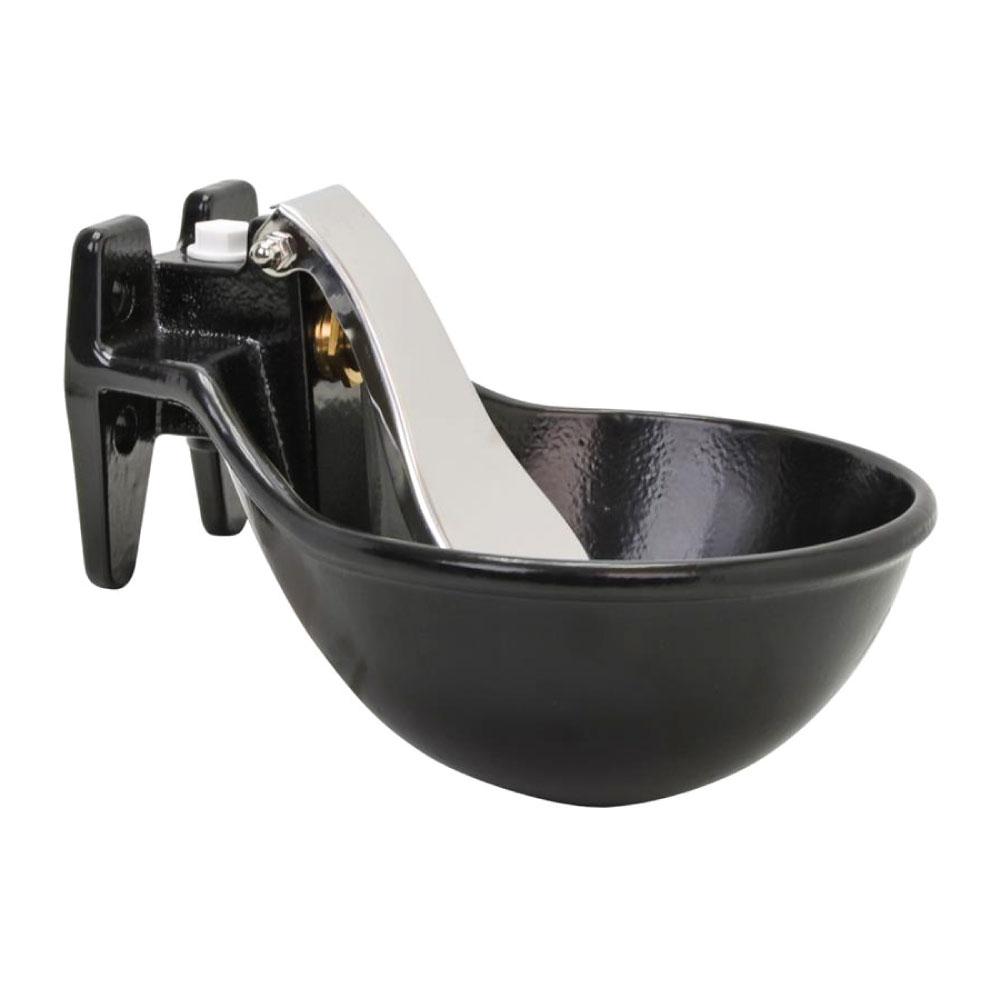 21.5cm Cast Iron Automatic Cattle Drinking Bowl with Stainless Steel Tongue