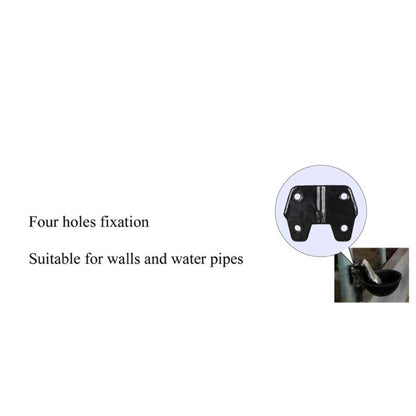 21.5cm Cast Iron Automatic Cattle Drinking Bowl with Stainless Steel Tongue