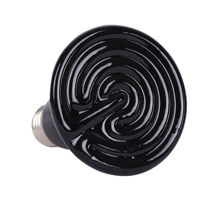 200W Ceramic Heat Emitter Lamp - Infrared Heat for Reptiles & Amphibians