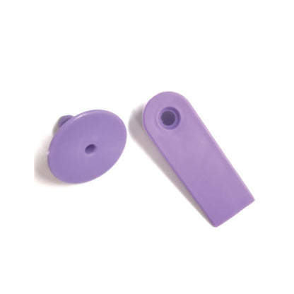 Cattle Ear Tags 100x 5x2cm Purple for Sheep, Pig, Cow - Durable Thermoplastic