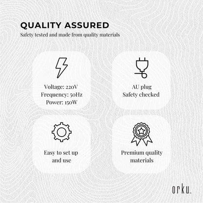 Orku 8L Pink Electric Towel Warmer UV Steriliser Cabinet Salon Heat Sanitiser