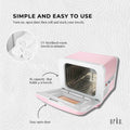 Orku 8L Pink Electric Towel Warmer UV Steriliser Cabinet Salon Heat Sanitiser - SuperSaverAU - view 5