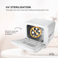 Orku 8L White Electric Towel Warmer UV Steriliser Cabinet Salon Heat Sanitiser - SuperSaverAU - view 6