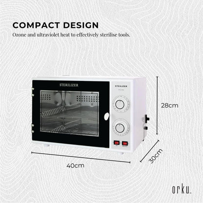 Orku 20L Ozone UV Steriliser Box - Beauty Equipment Salon Nail Tools Sterilizer
