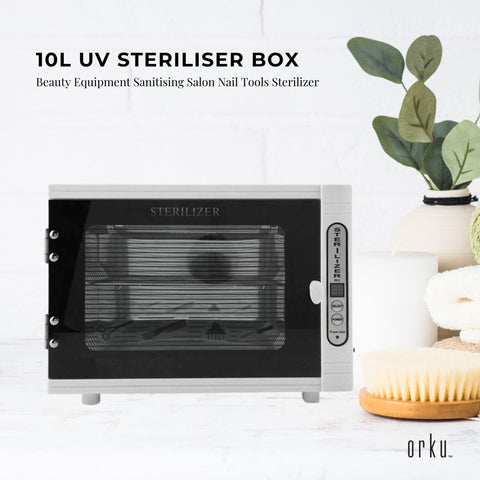Orku 10L UV Steriliser Box Stainless Steel Interior Beauty Salon Equipment - SuperSaverAU - view 2