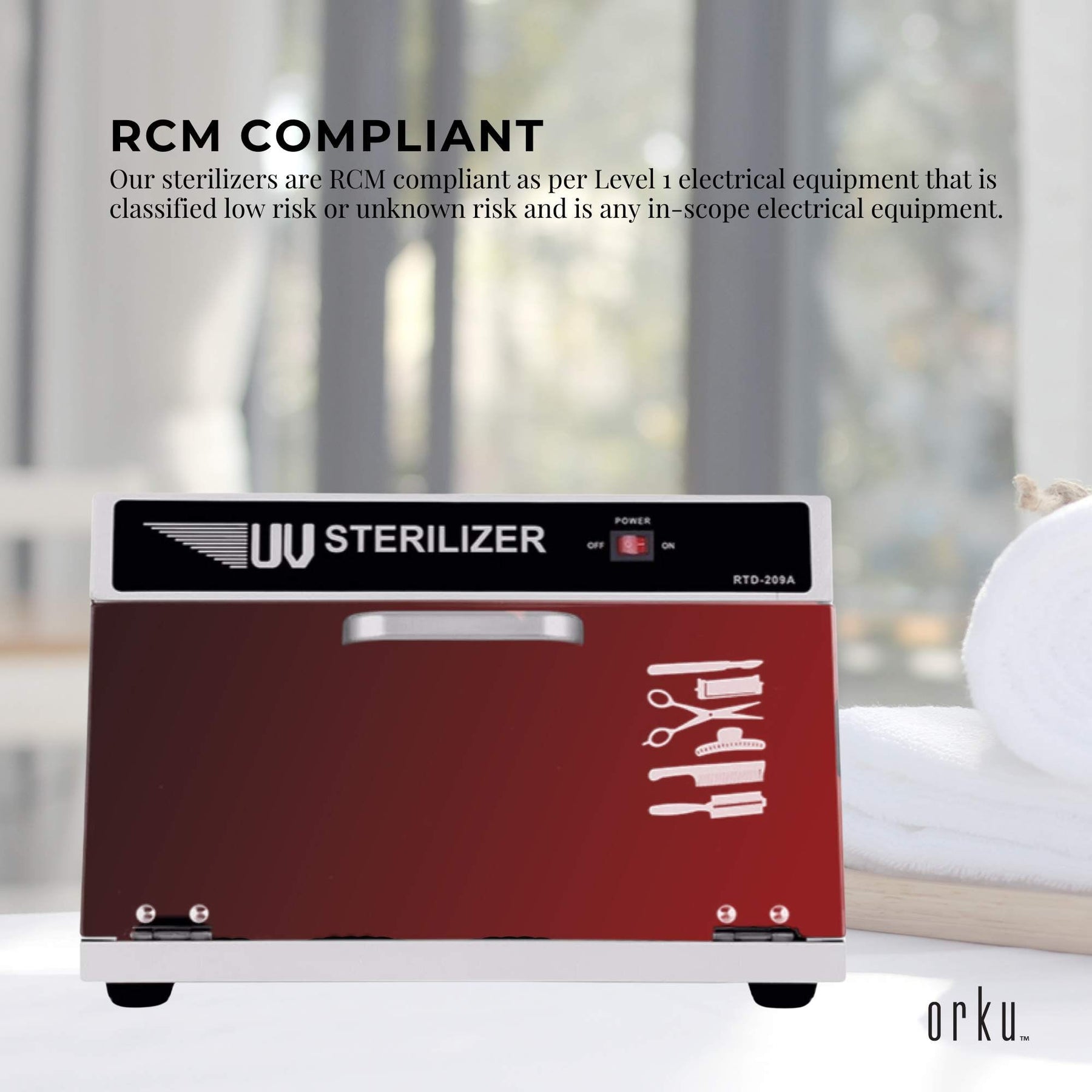 Orku 8L UV Sterilizer Box for Salon Equipment Sanitization - SuperSaverAU - view 5