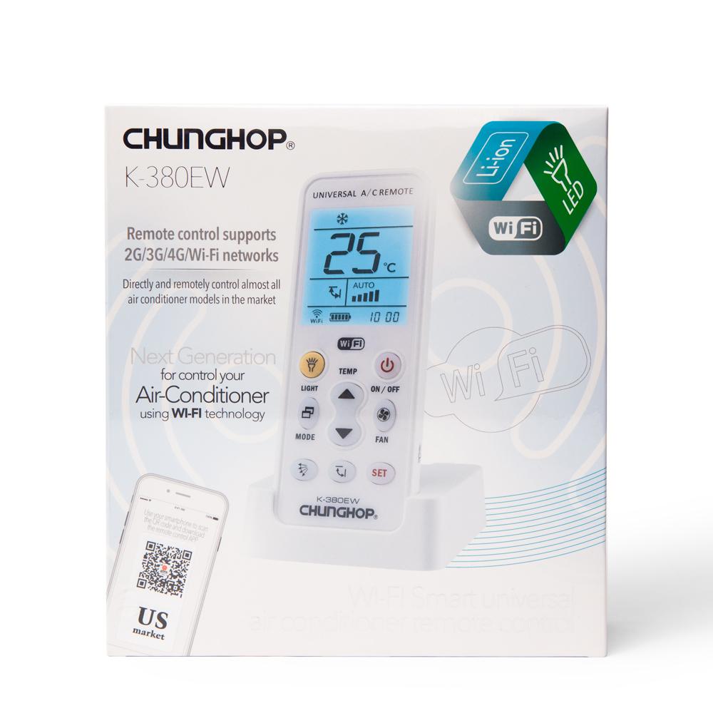 Chunghop K-380EW Smart WiFi Air Conditioner Remote Control, 13.90 x 5.50 cm - SuperSaverAU - view 2