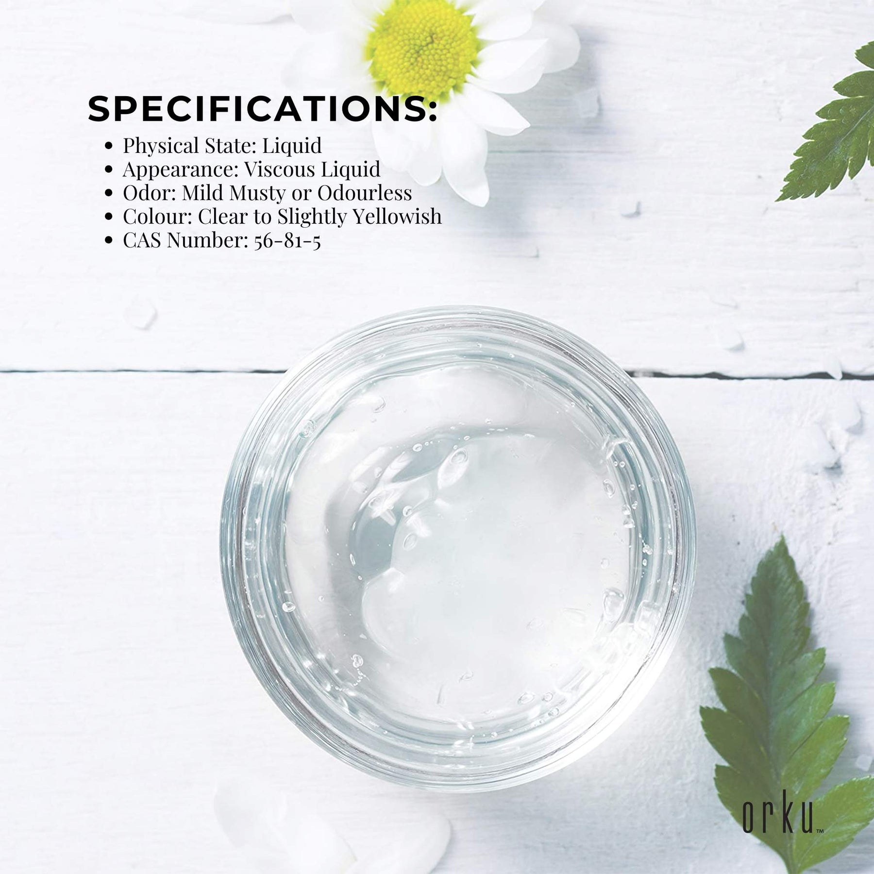 Orku 5L Refined Glycerine 99.9% Pure USP Food & Cosmetic Grade - SuperSaverAU - view 5
